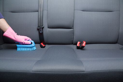 How to remove sunscreen stains from car interior