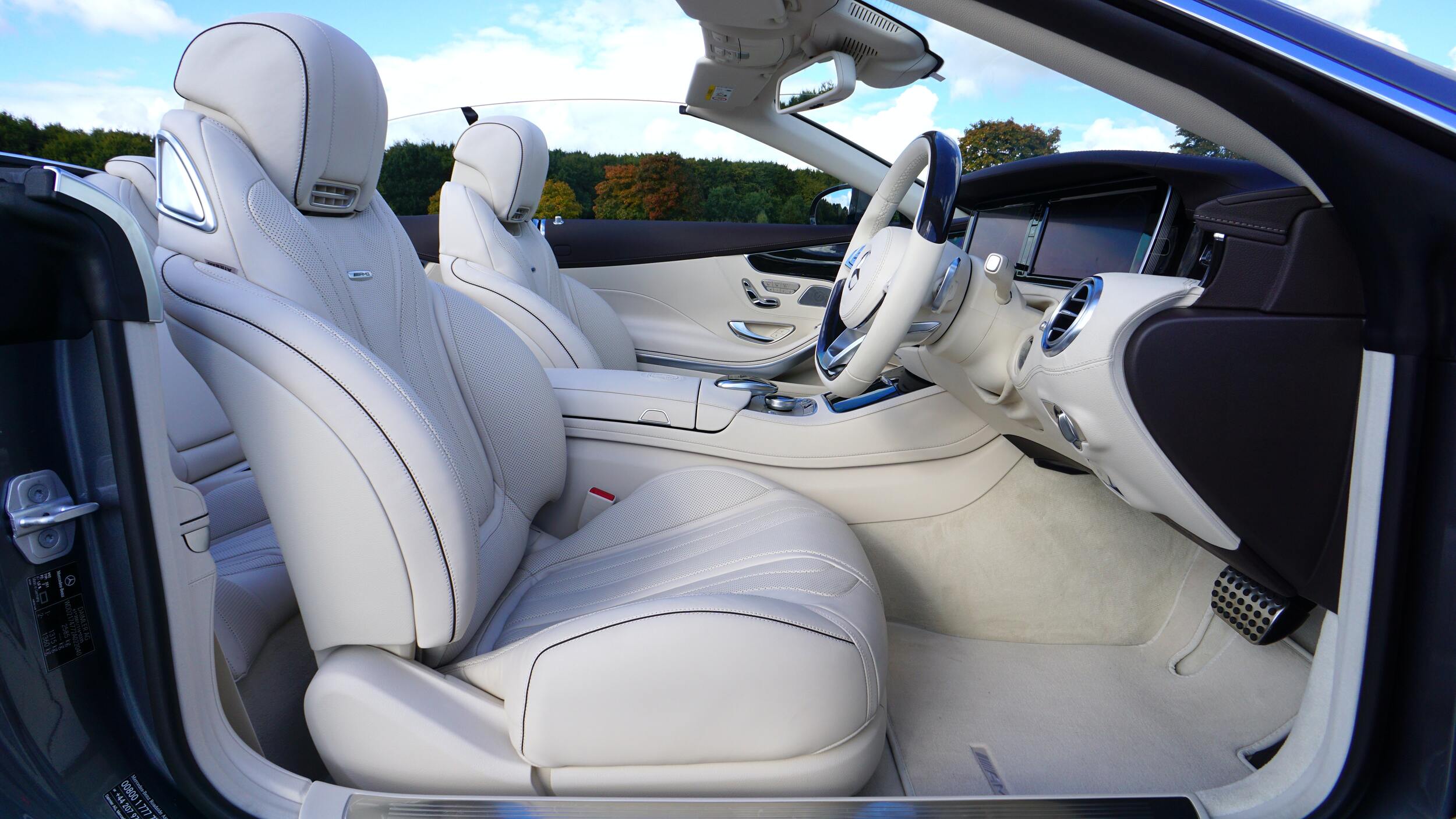 How hard is it to keep white leather car seats clean