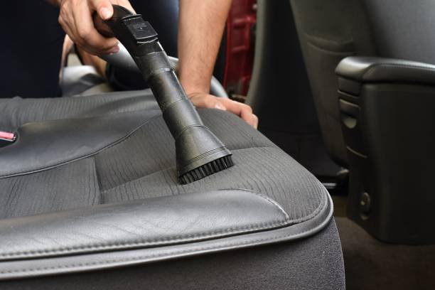 How to clean glue off leather seats