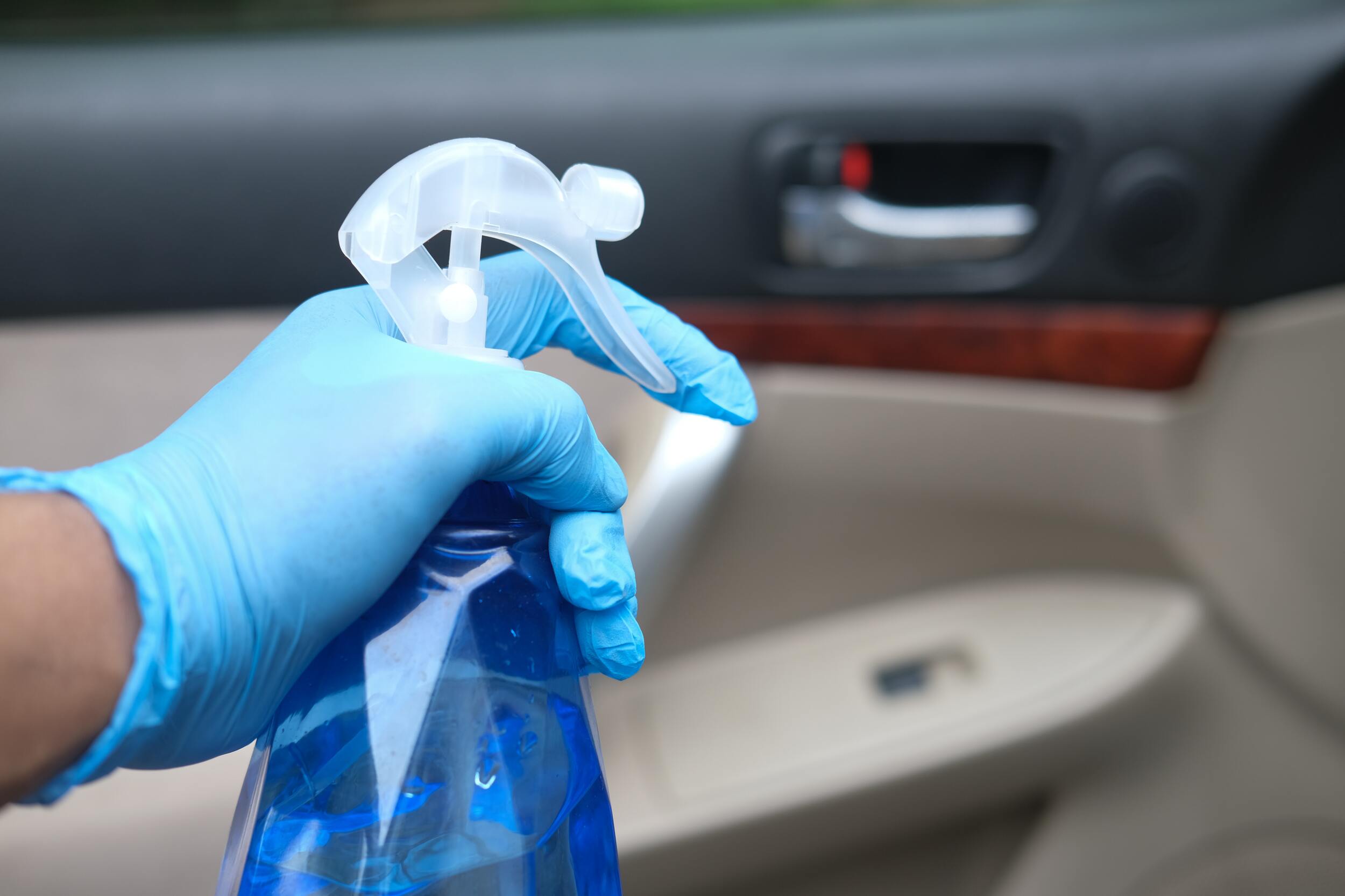 How to get puke smell out of car seat straps