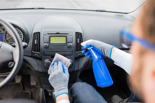 Car detailing spray bottles
