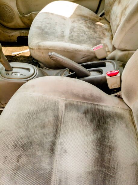 How to get saltwater stains out of car seats