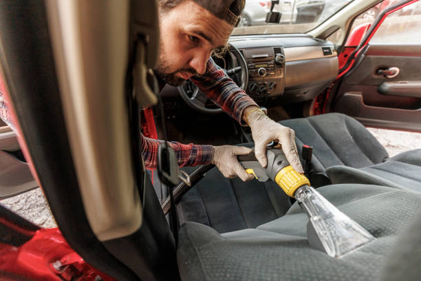 How to get blue jean dye out of leather seats