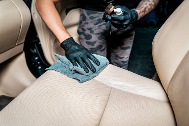 How to clean white leather car seats