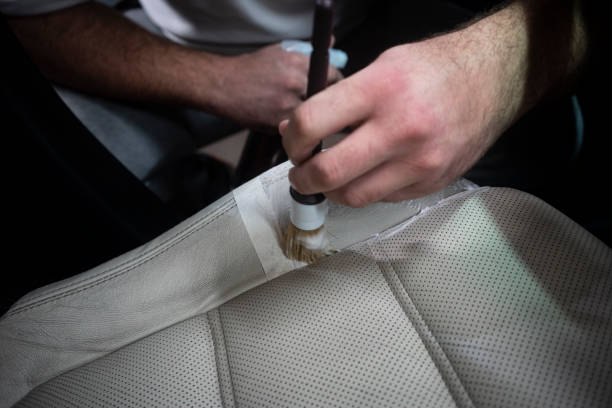 How to clean white leather car seats